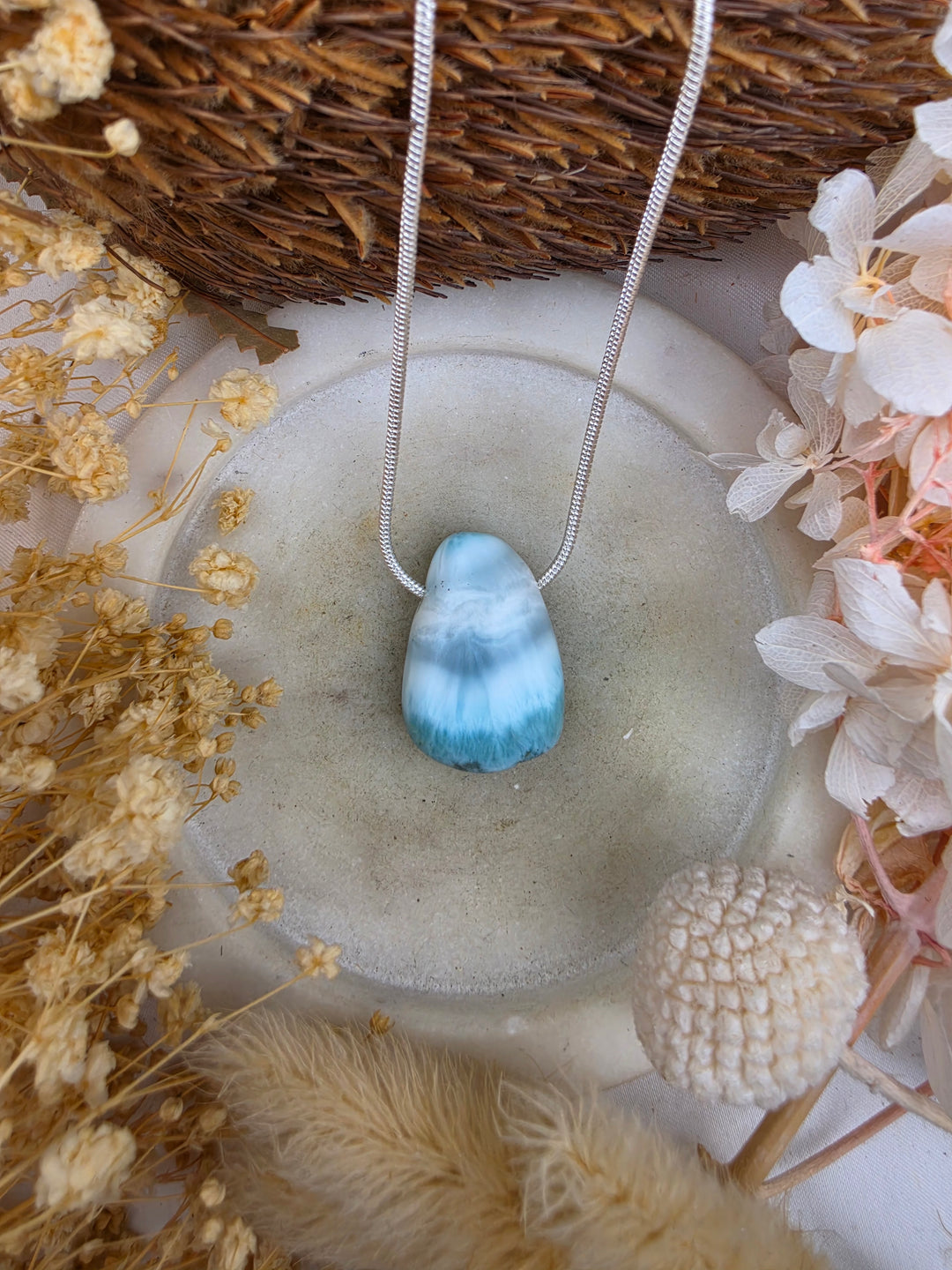 Larimar Pendant