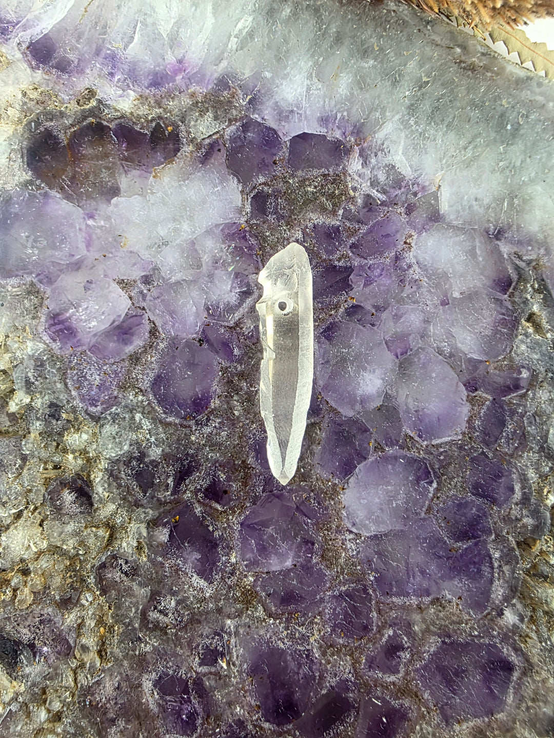 Lemurian Smoky Quartz Laser Pendant