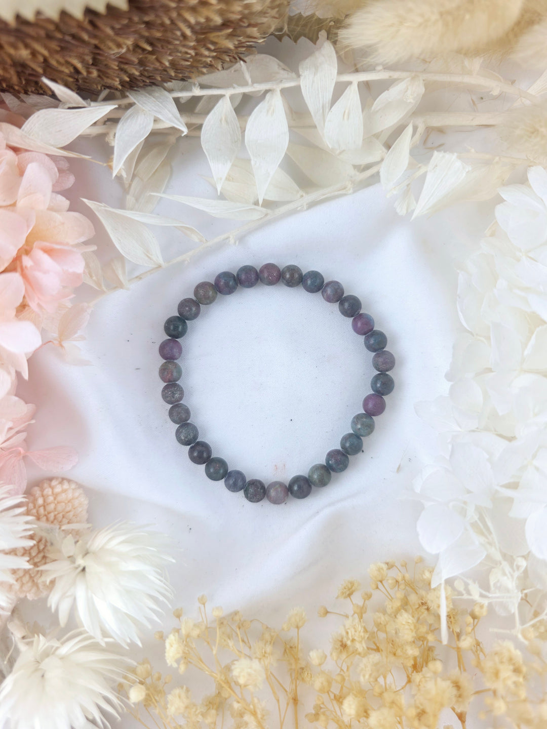 Ruby Kyanite Bracelet - 6mm