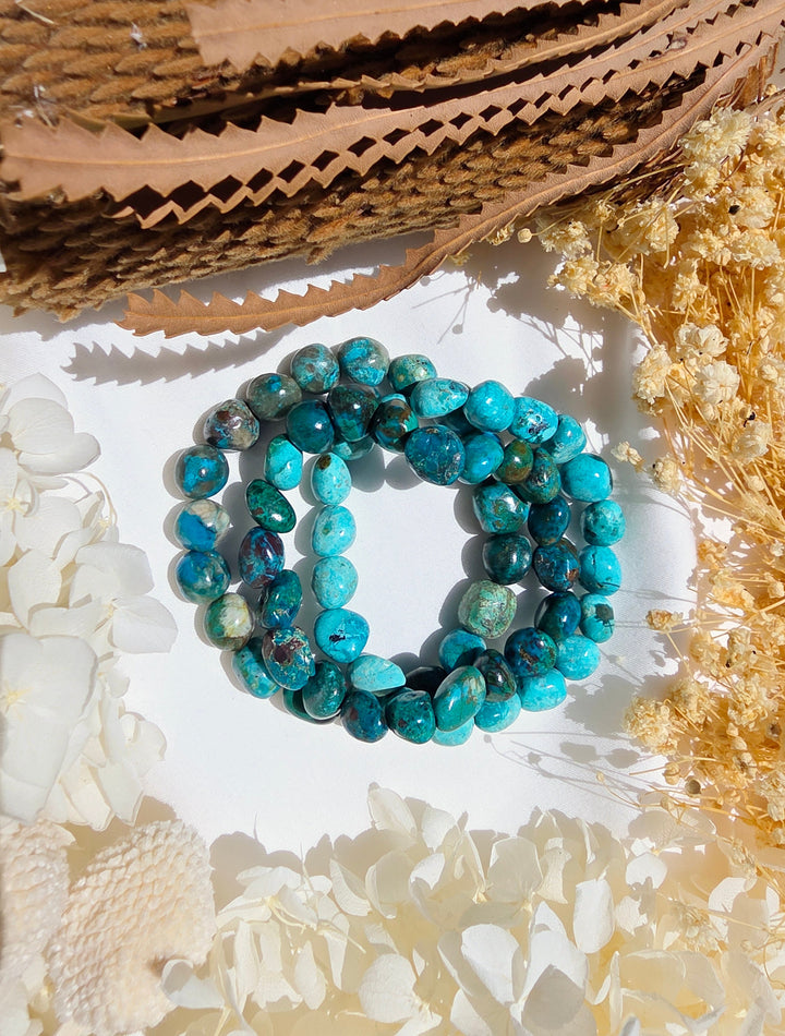 Chrysocolla Bracelet - 6/10mm