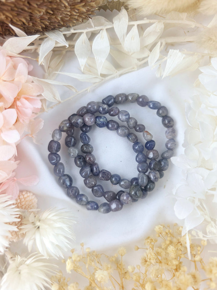 Iolite Bracelet - Tumbled 8/10mm