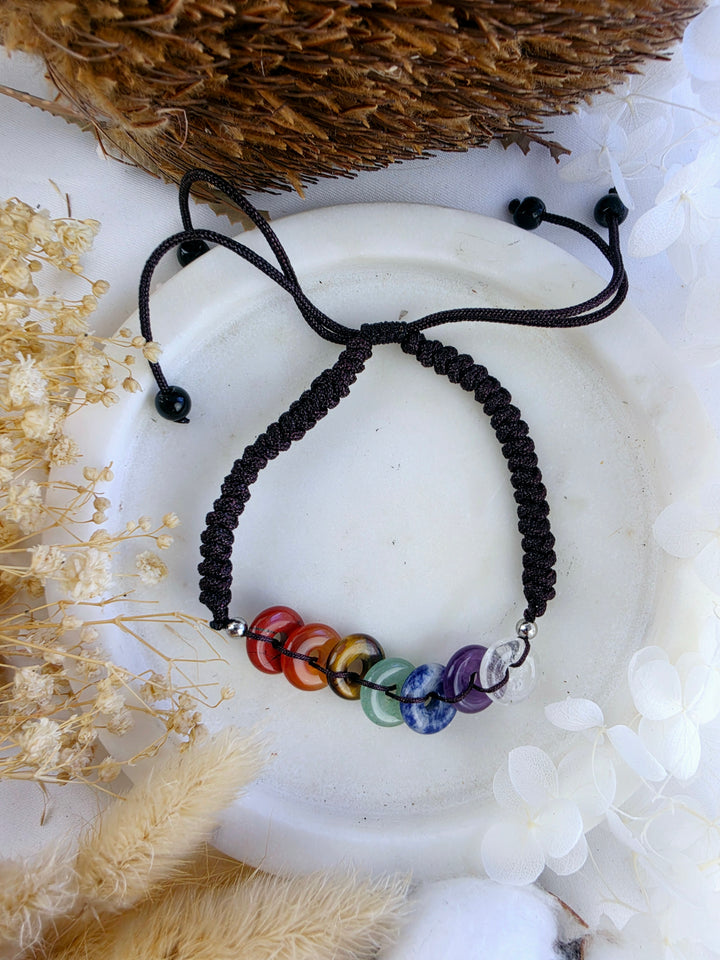 The Chakra Journey Bracelet - Adjustable