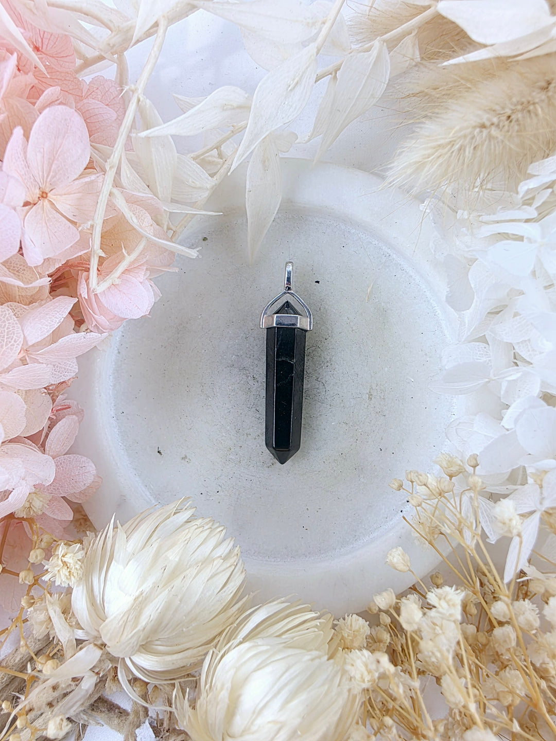 Shungite Double Terminator Pendant