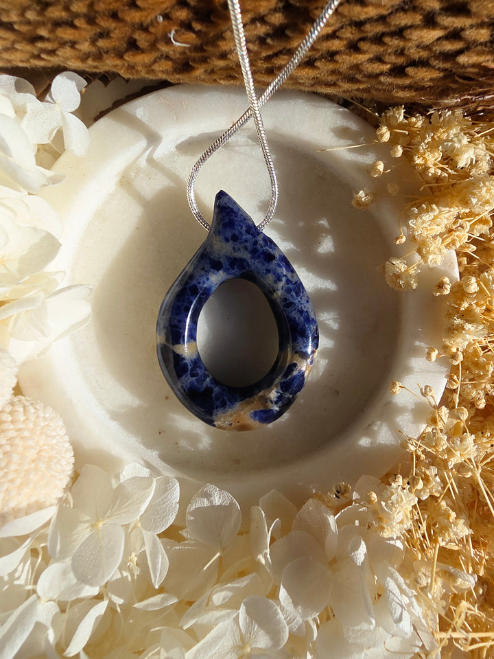 Sodalite Tear Drop Pendant