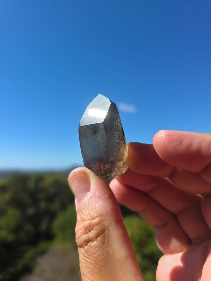 Lemurian Smoky Quartz Tower