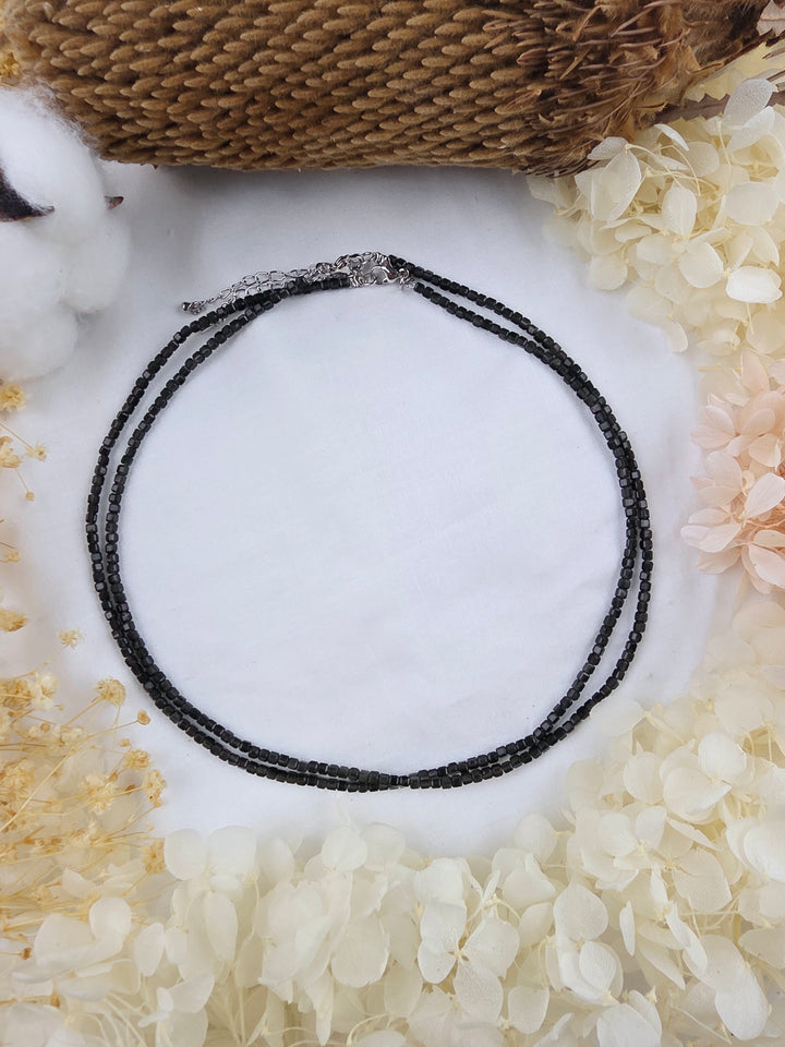 Rainbow Obsidian Faceted Necklace - Safe to Let Go