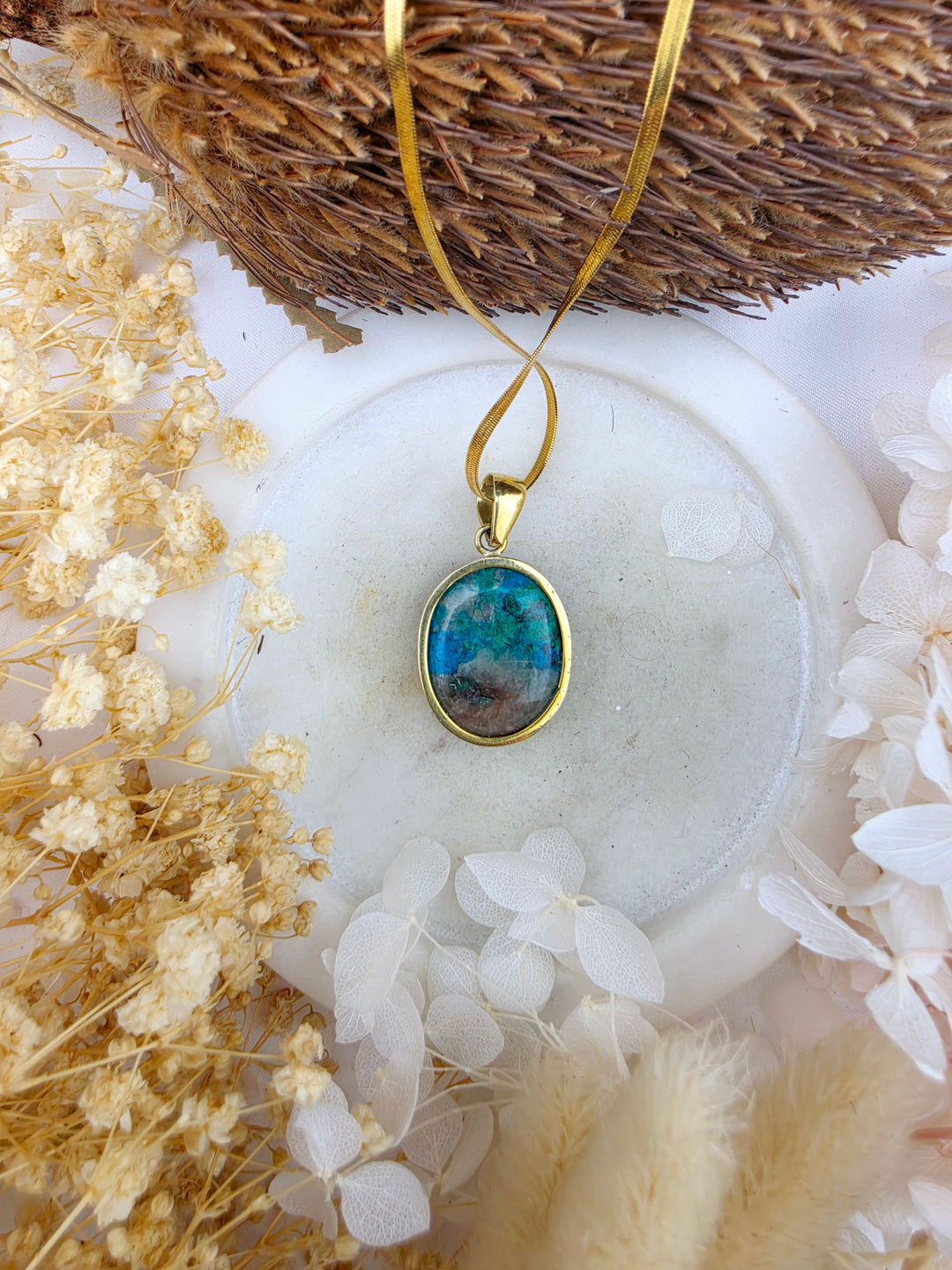 Chrysocolla Pendant