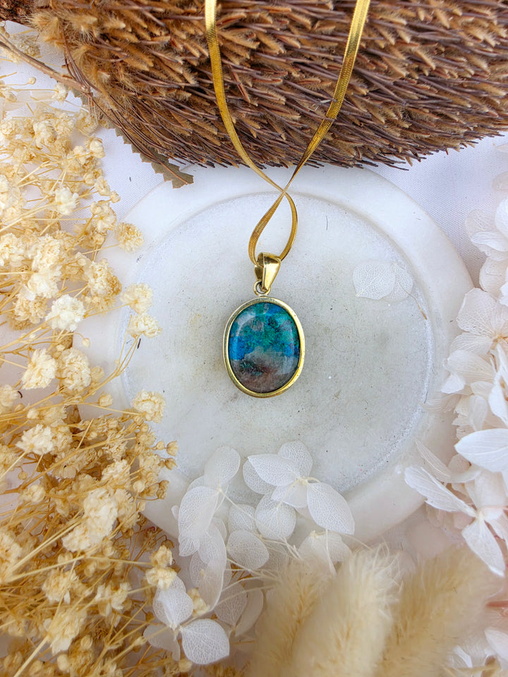 Chrysocolla Pendant