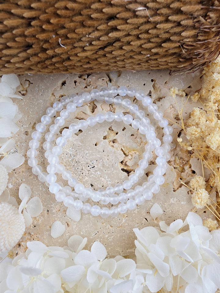 Rainbow Moonstone Bracelet - 6mm