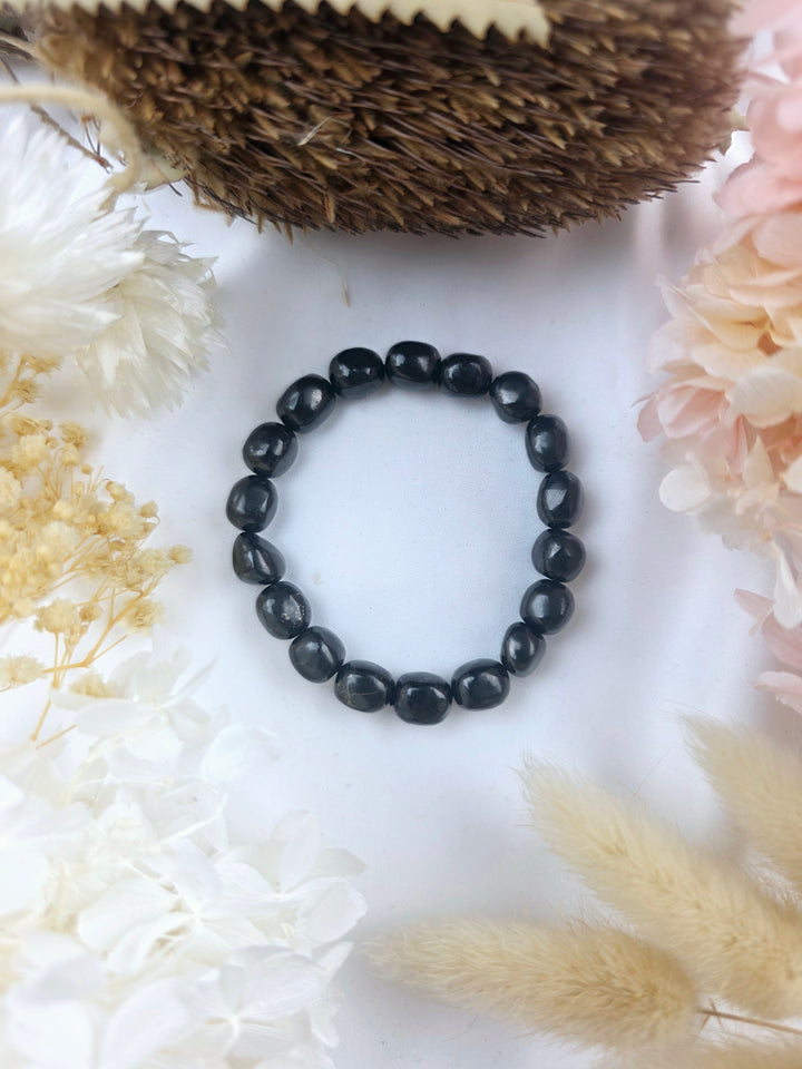 Shungite Bracelet - Tumbled 8/10mm