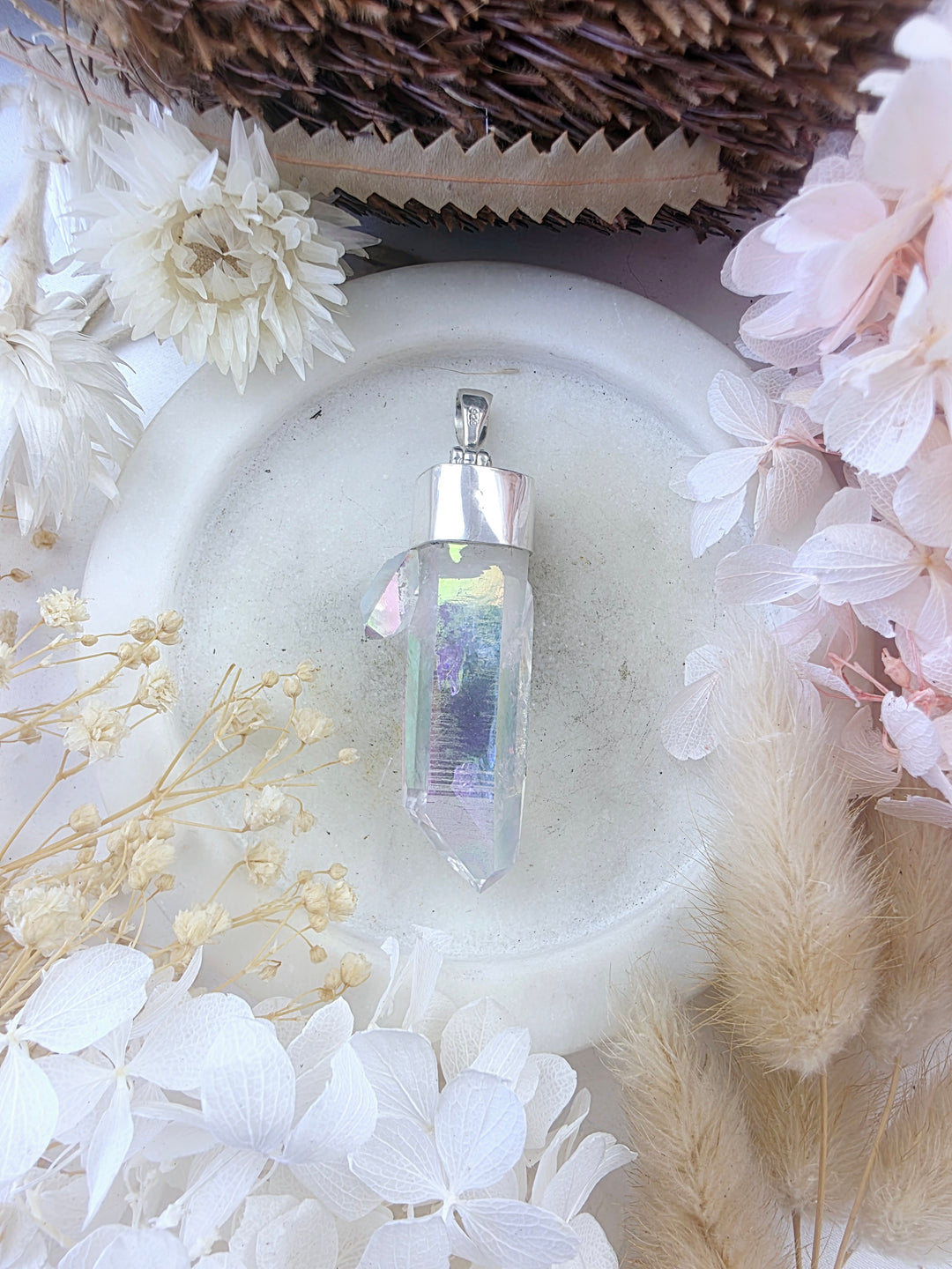 Angel Aura Silver Pendant