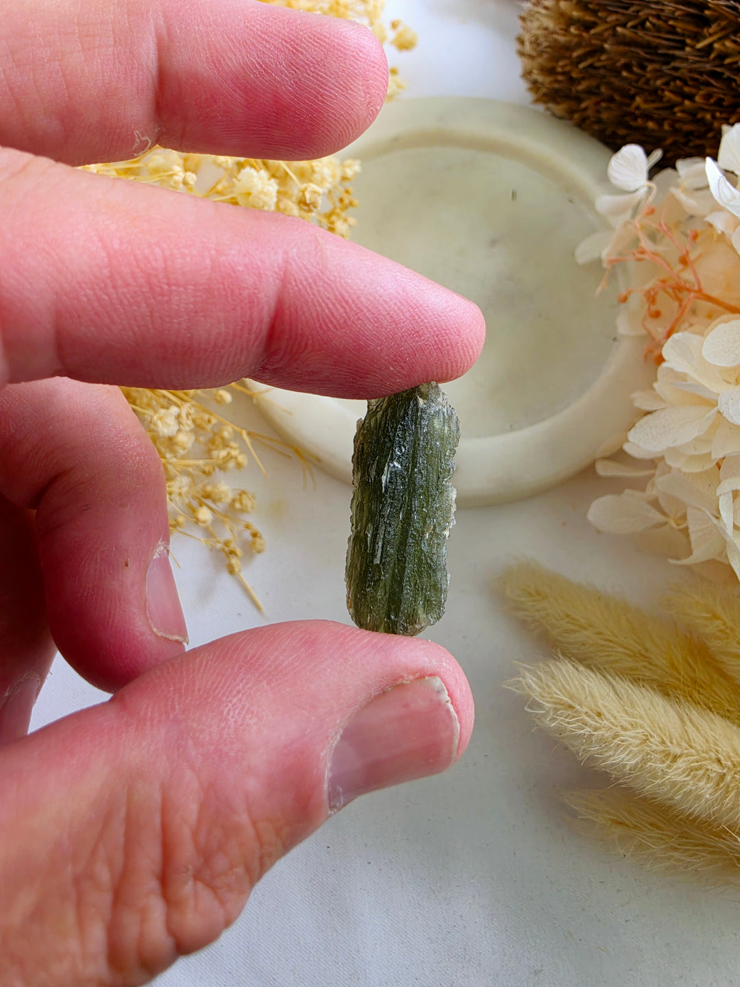 Moldavite Specimen — Manifest & Transform