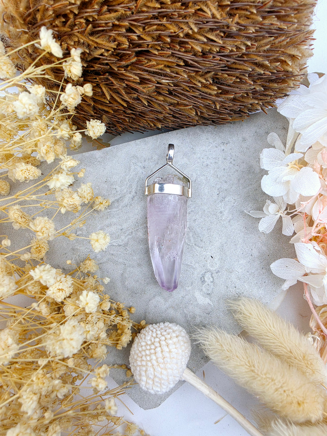 Vera Cruz Amethyst Silver Pendant