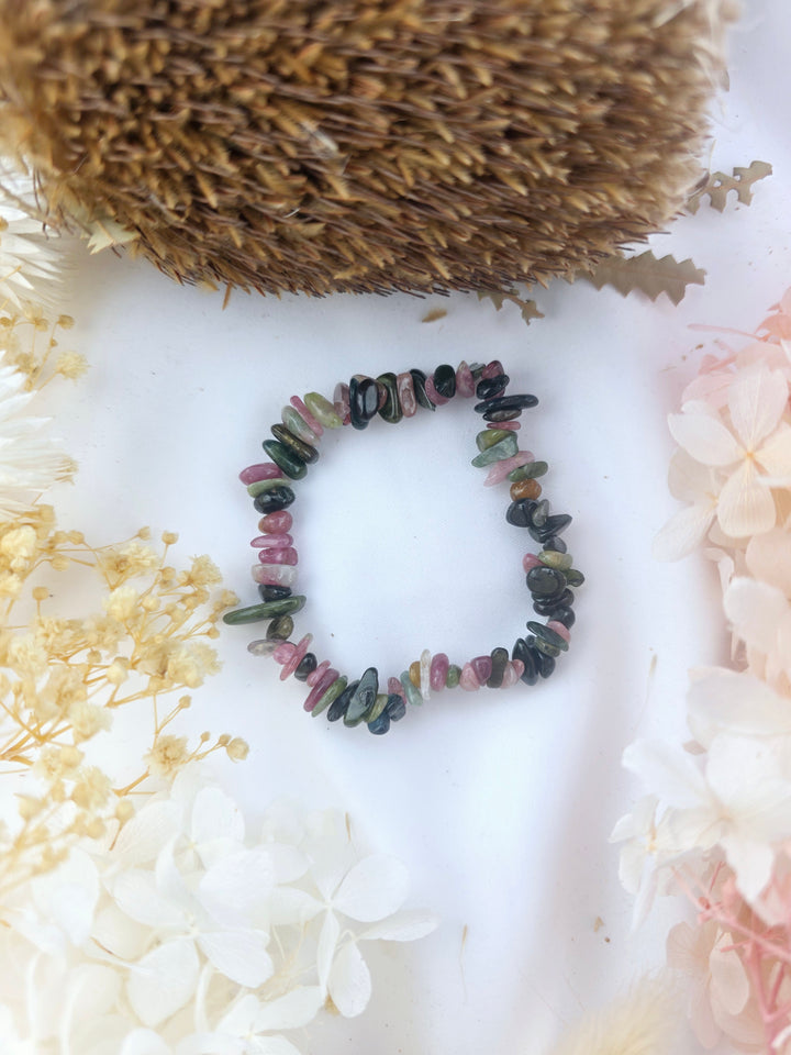 Watermelon Tourmaline Bracelet - Chip #3