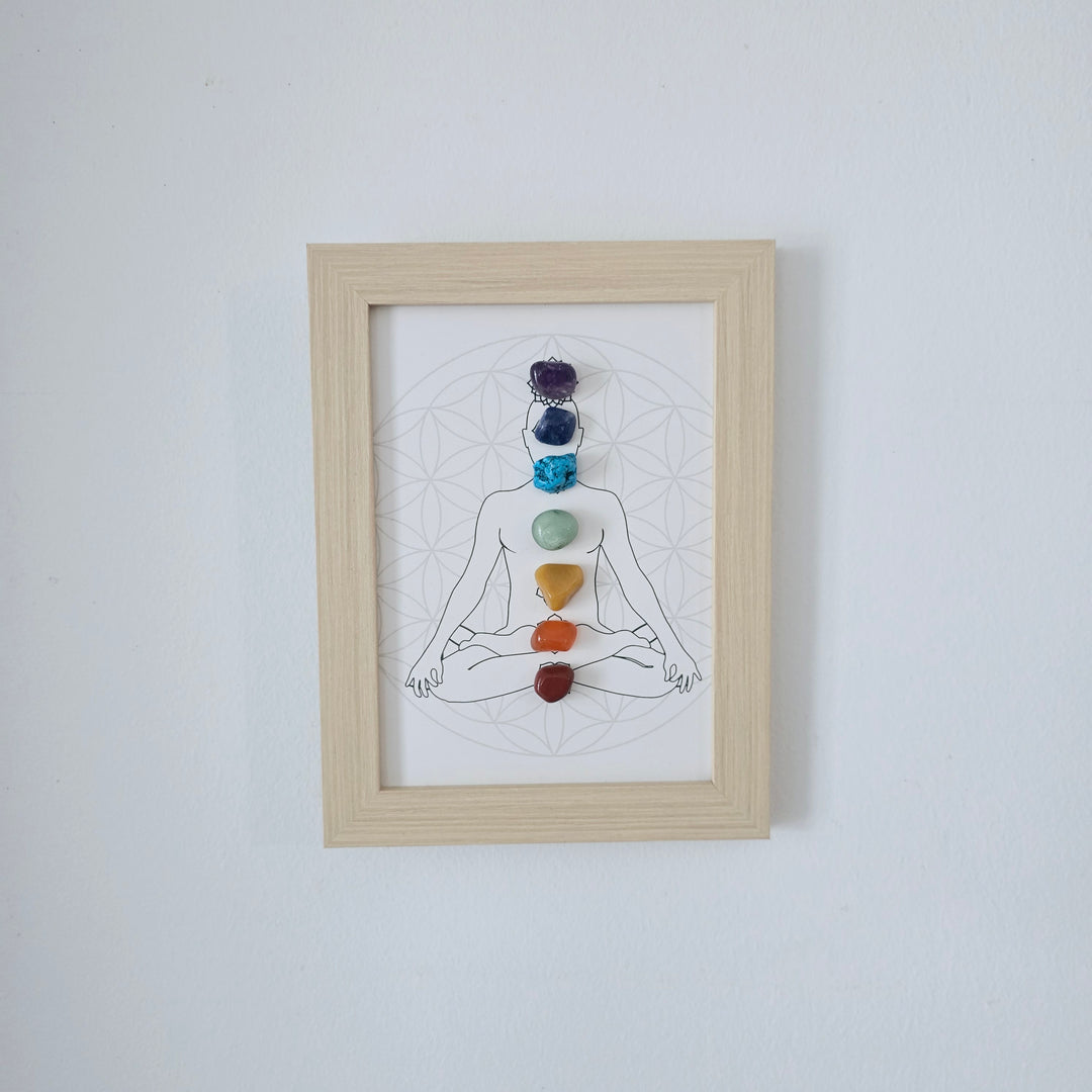 Chakra Crystal Meditation Picture Frame