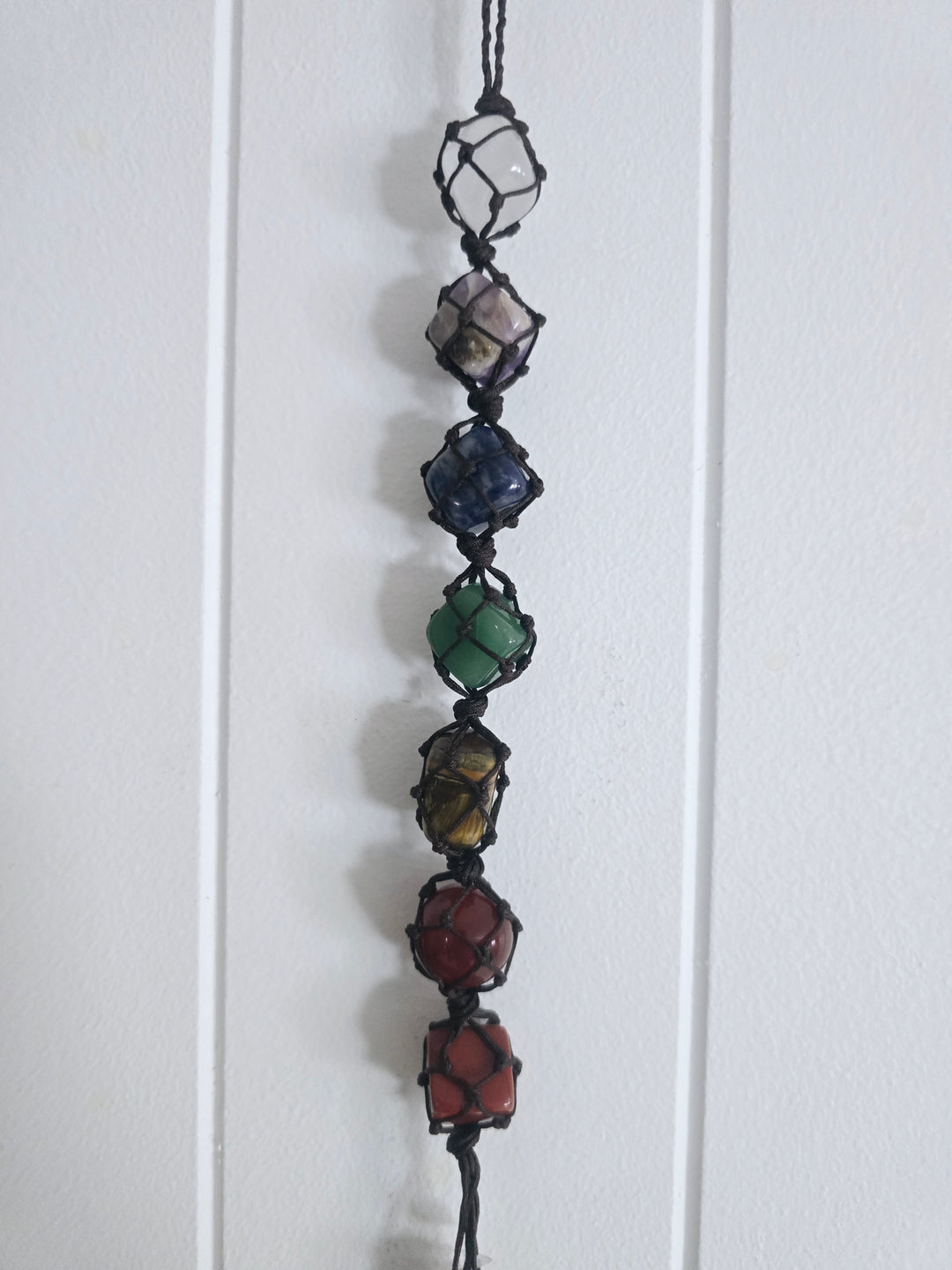 Chakra Crystal Hanger - Brown