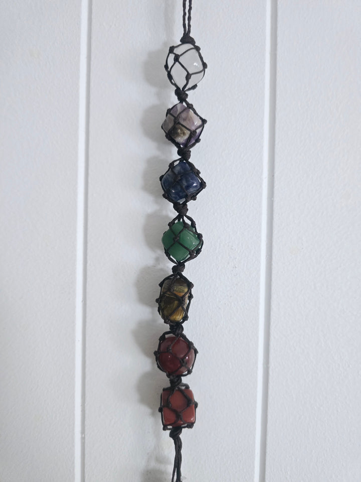Chakra Crystal Hanger - Brown