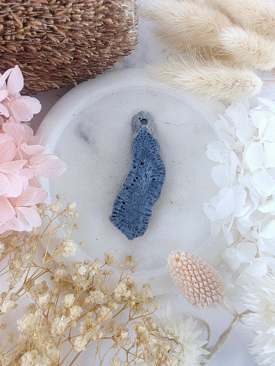 Blue Coral Pendant