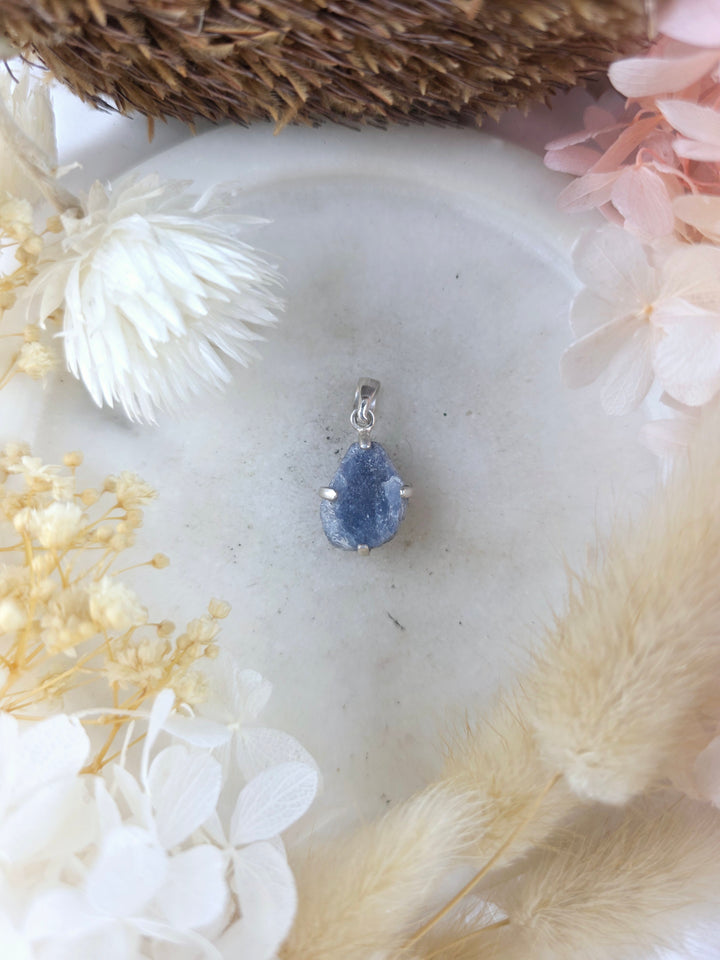 Sapphire Silver Pendant