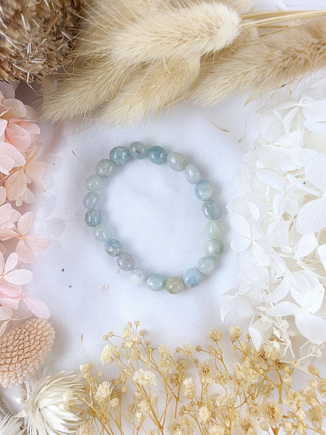 Aquamarine Bracelets -  Tumbled 8/10mm #3