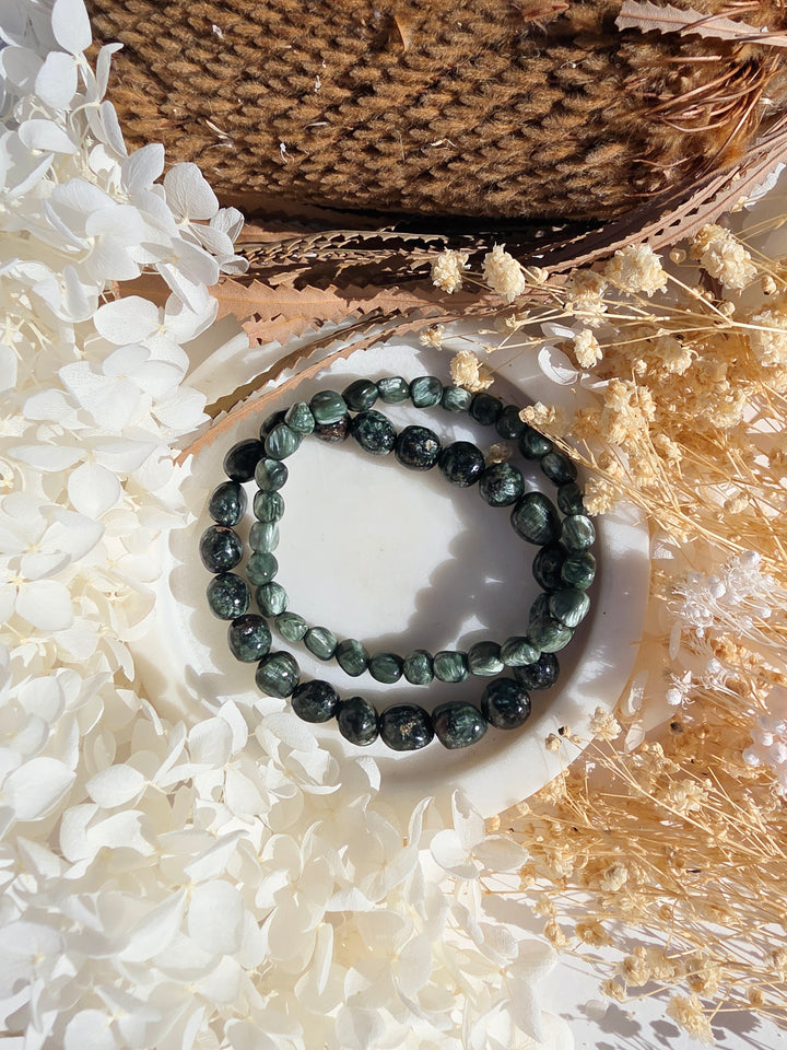 Seraphinite Bracelet - 6/8mm