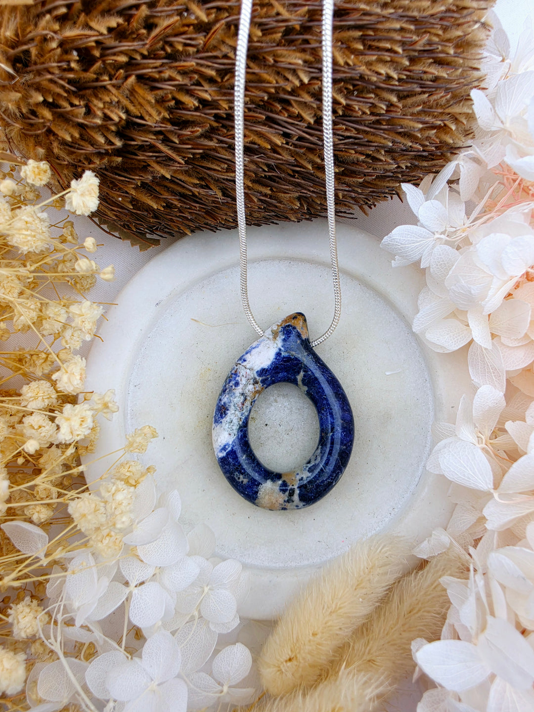 Sodalite Tear Drop Pendant
