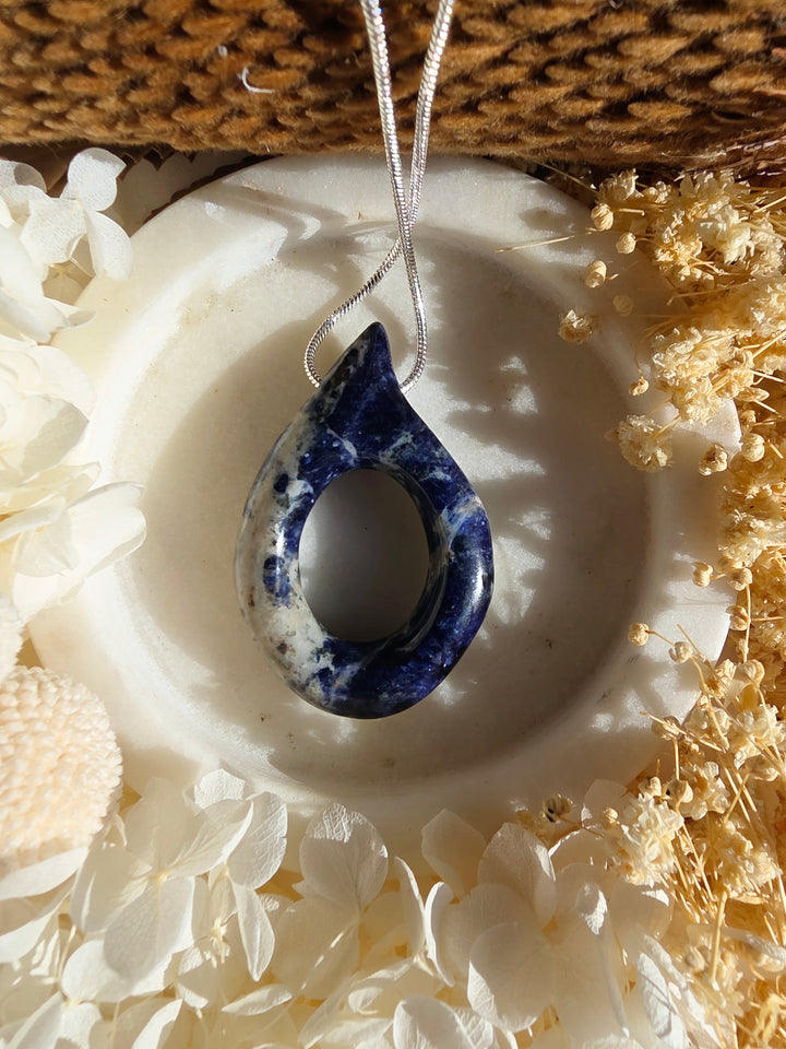 Sodalite Tear Drop Pendant