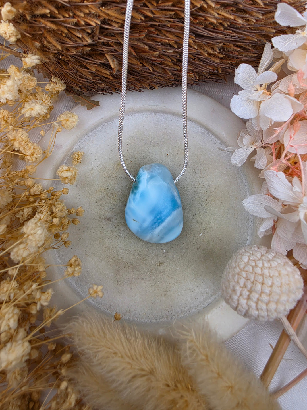 Larimar Pendant