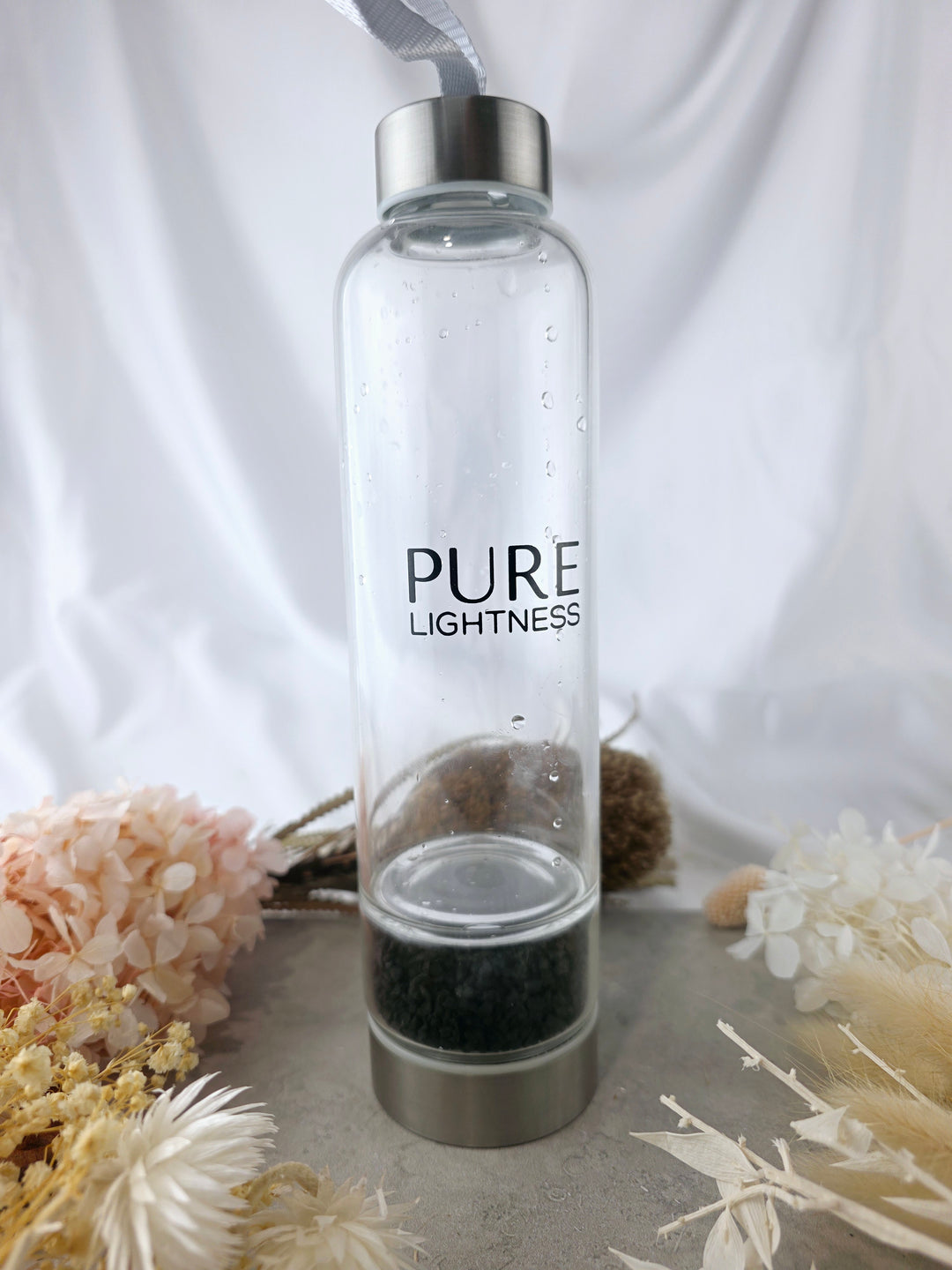Water Bottle With Crystal Infusion Chamber