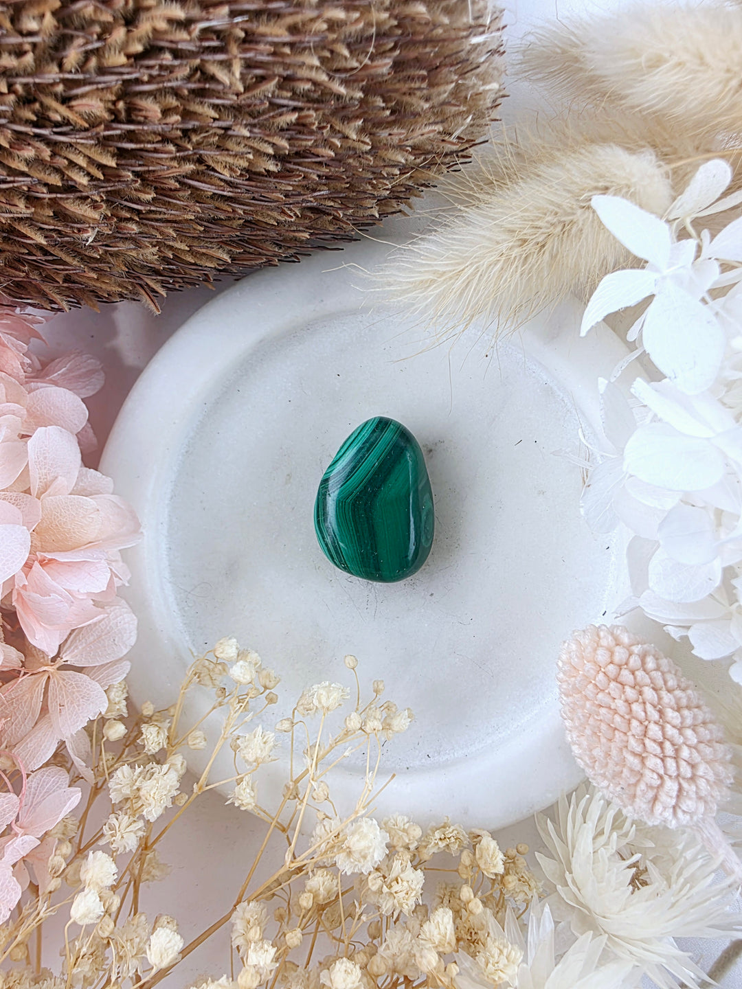Malachite Tumbled Pendant