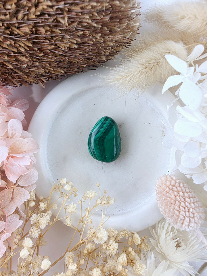 Malachite Tumbled Pendant