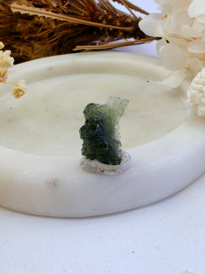 Moldavite Specimen — Manifest & Transform