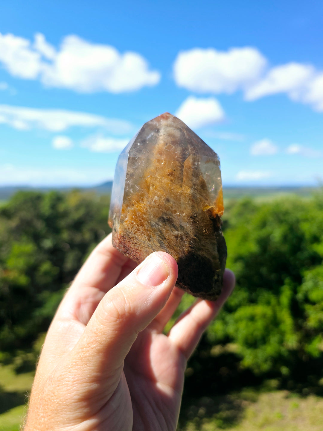 Amphibole Phantom Quartz