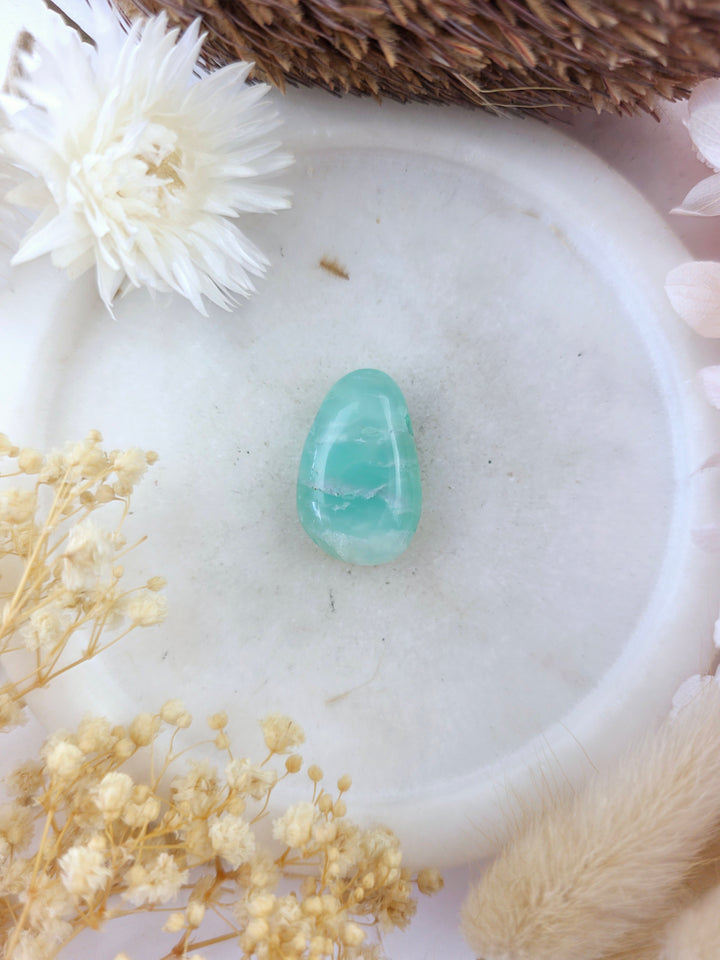 Chrysoprase Tumbled Pendant
