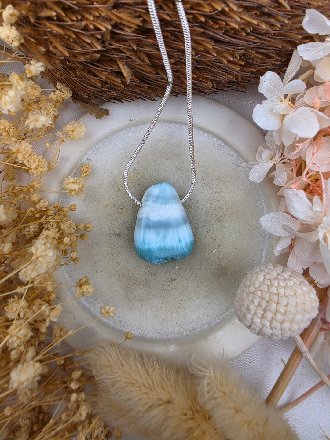 Larimar Pendant
