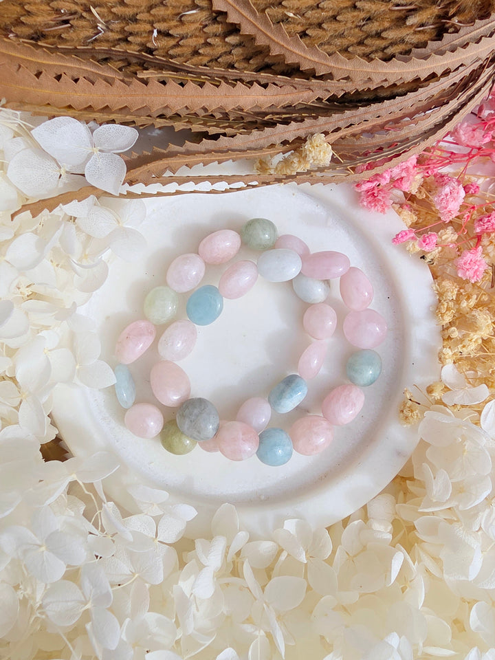 Morganite Bracelet - 8/10mm