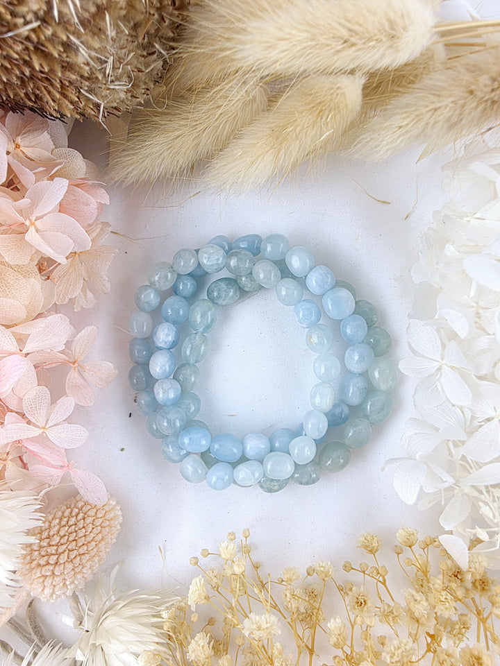 Aquamarine Bracelet - 8/12mm