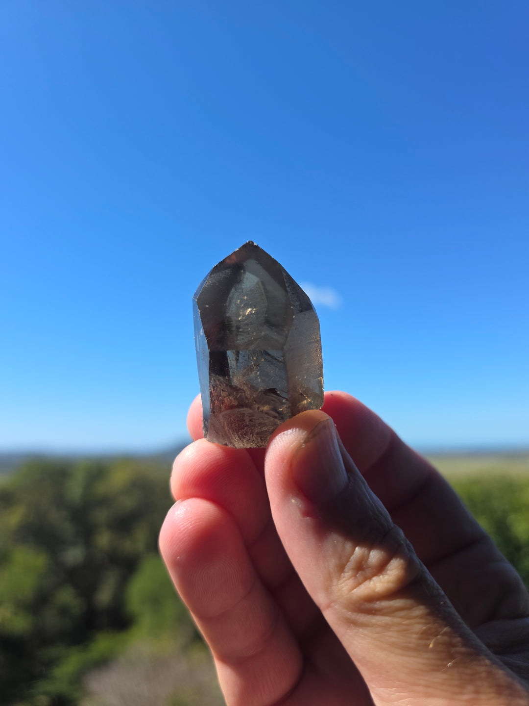 Lemurian Smoky Quartz Tower