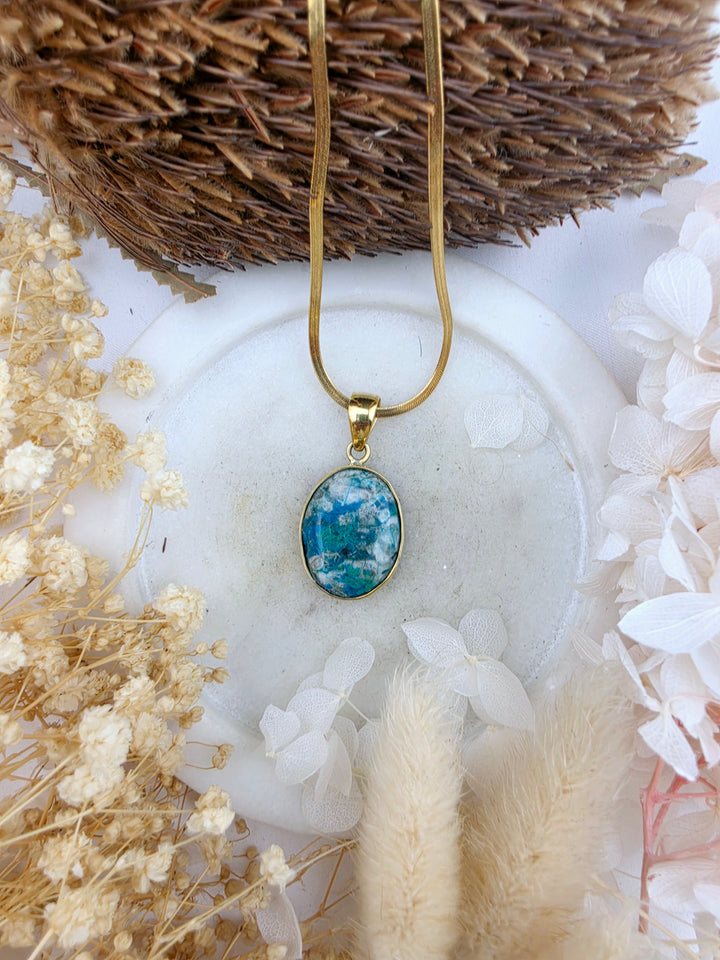 Chrysocolla Pendant