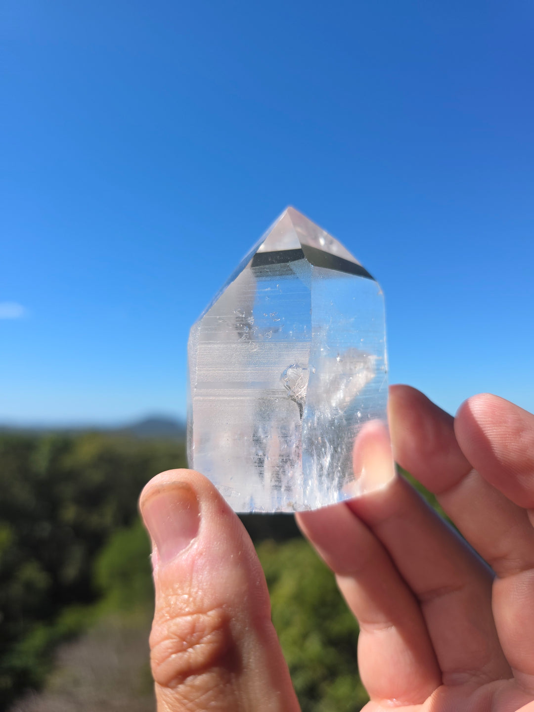 Lemurian Seed Quartz with Penetration Crystal Tower