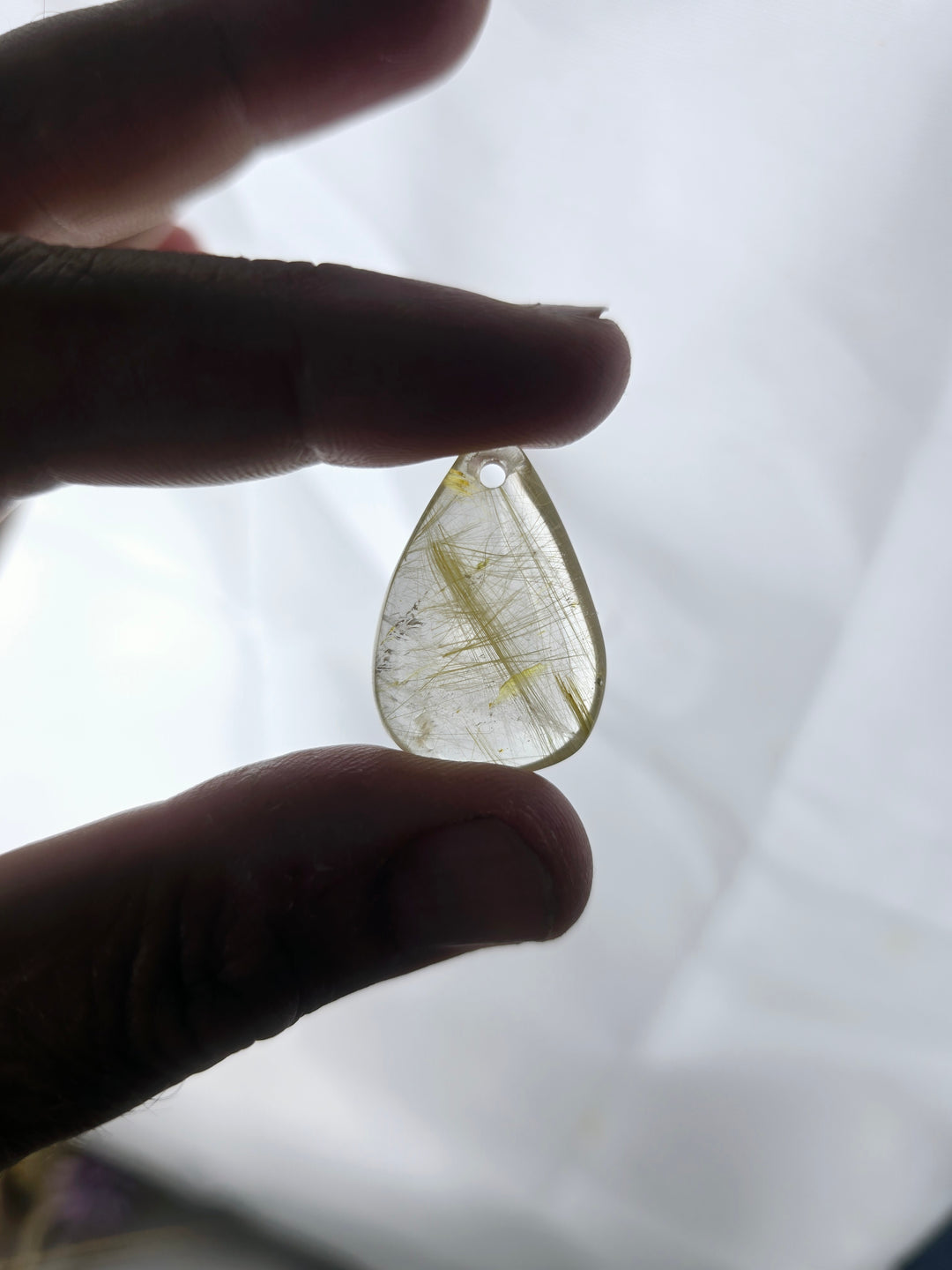 Golden Rutile Quartz Pendant