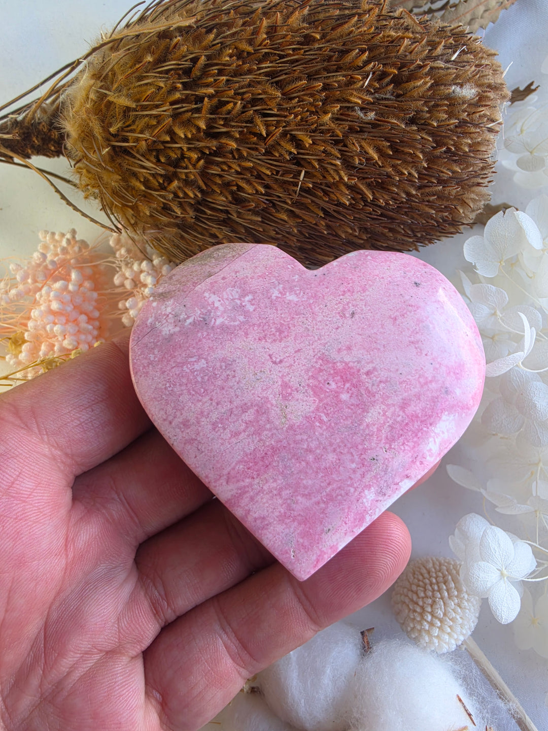 Rhodonite Peruvian Heart