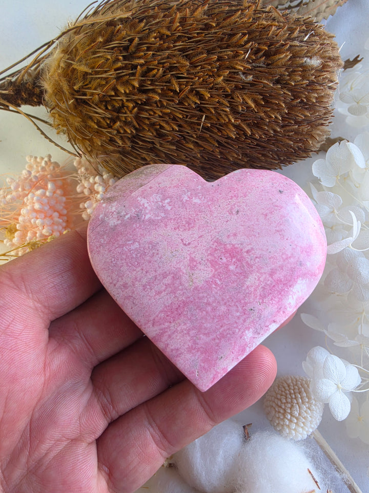Rhodonite Peruvian Heart