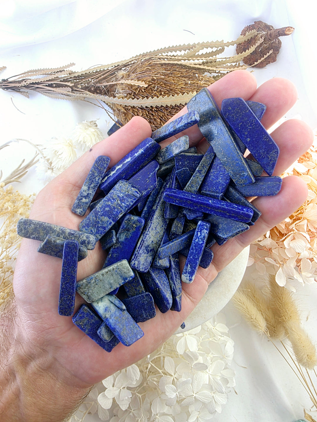 Lapis Lazuli Slice Tumbled Stone