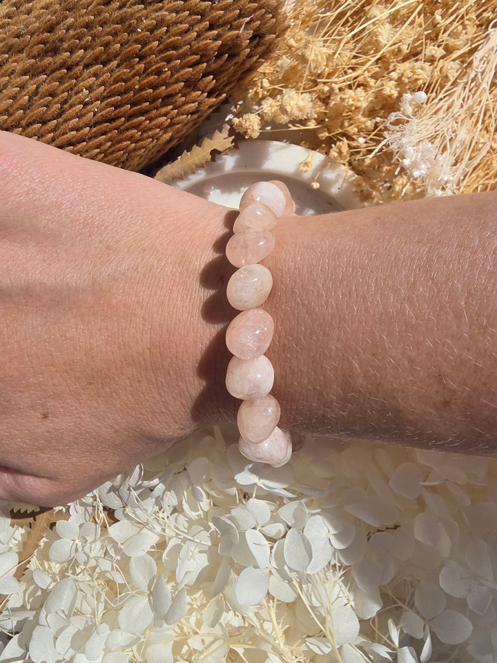 Morganite Bracelet - 8/10mm