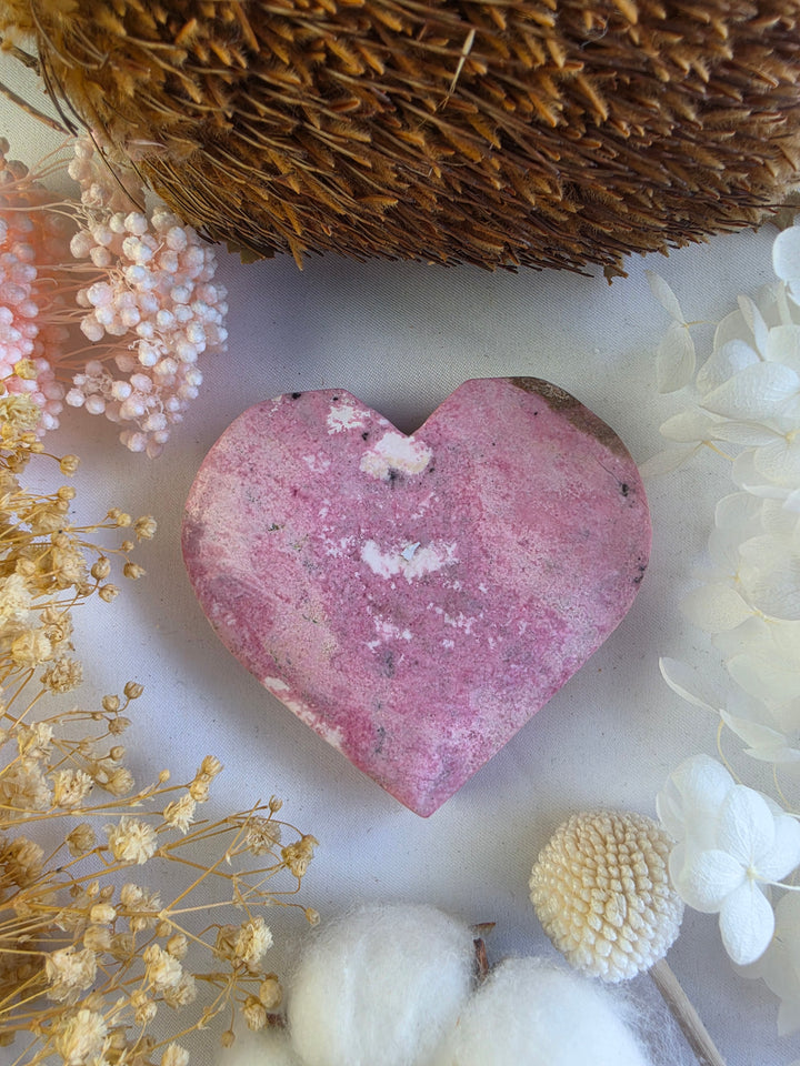 Rhodonite Peruvian Heart
