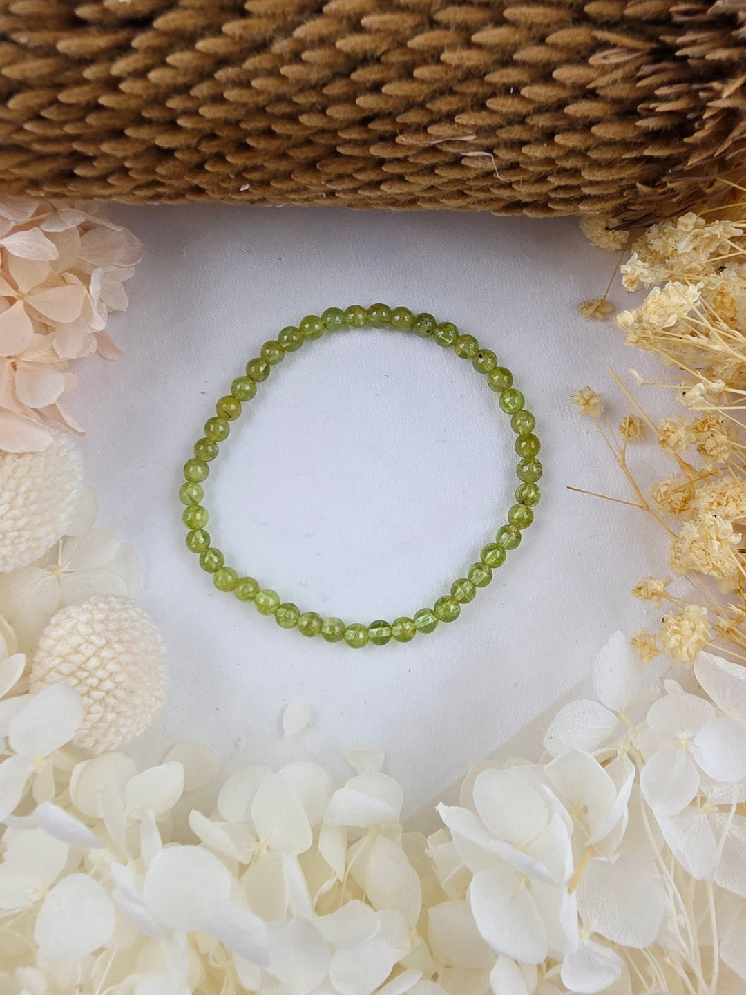 Peridot Bracelet - 4mm