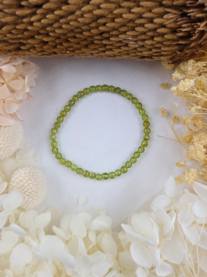 Peridot Bracelet - 4mm
