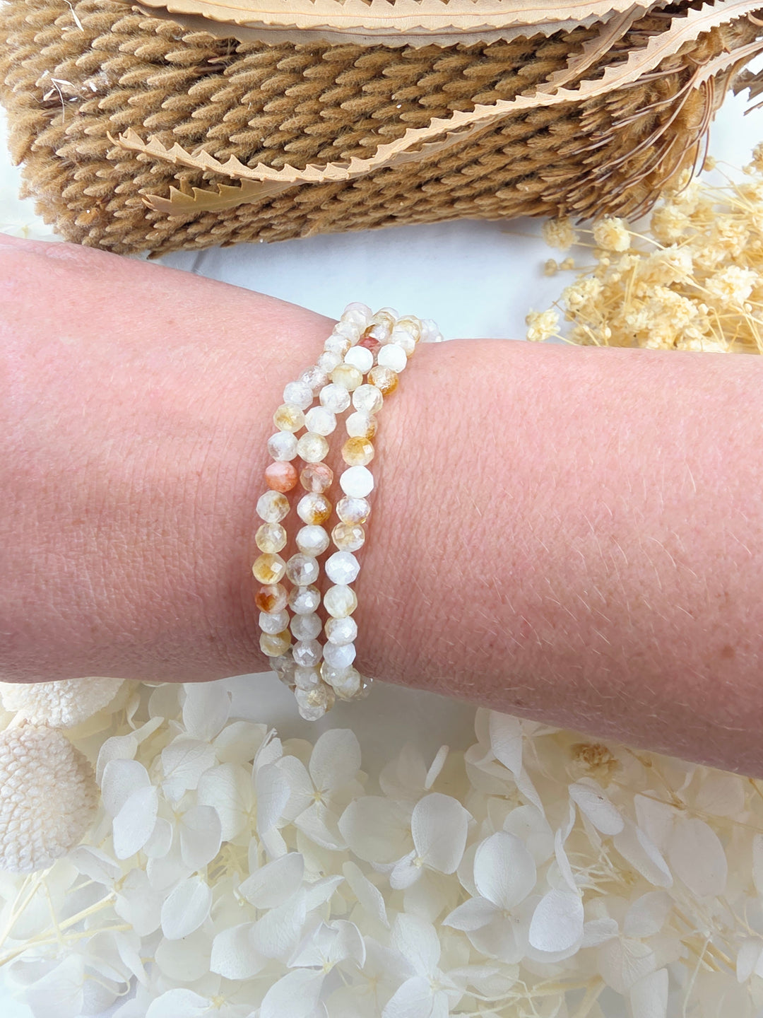 Citrine Faceted Bracelet - 4mm