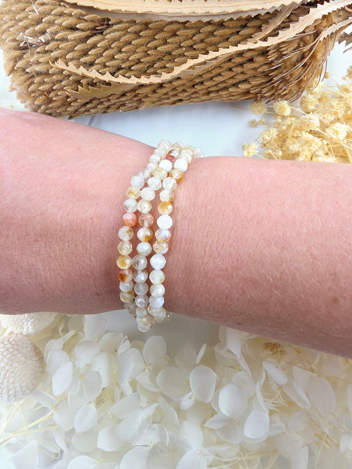 Citrine Faceted Bracelet - 4mm